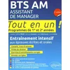 Image de BTS AM, assistant de manager : tout en un, programme de 1re et 2e années : entraînement intensif aux épreuves écrites et orales en occasion ou reconditionné