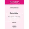 Image de GÉNIE ÉLECTRIQUE - Électrocinétique - Cours, applications, exercices corrigés (niveau B) Mohamed Akbi (Auteur)