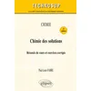 Image de CHIMIE - Chimie des solutions - Résumés de cours et exercices corrigés - 3e édition Paul-Louis Fabre (Auteur)