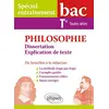 Image de Philosophie, terminale bac toutes séries : dissertation, explication de texte : du brouillon à la rédaction en occasion ou reconditionné