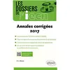 Image de Annales corrigées 2017 en occasion ou reconditionné