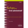 Image de Fiches de droit administratif : rappels de cours et exercices corrigés en occasion ou reconditionné