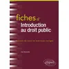 Image de Fiches d'introduction au droit public : rappels de cours et exercices corrigés en occasion ou reconditionné