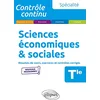 Image de Spécialité sciences économiques & sociales terminale : résumés de cours, exercices et contrôles corrigés : nouveaux programmes en occasion ou reconditionné