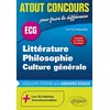 Image de Littérature, philosophie, culture générale : ECG : concours d'entrée aux grandes écoles, conforme à la réforme des prépas en occasion ou reconditionné