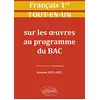 Image de Français 1re : tout-en-un sur les oeuvres au programme du bac : session 2021-2022 en occasion ou reconditionné
