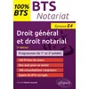 Image de Droit général et droit notarial, épreuve E4 : programmes de 1re et 2e années : BTS notariat en occasion ou reconditionné
