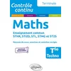 Image de Maths terminale techno, enseignement commun STHR, STI2D, STL, STMG et ST2S : résumés de cours, exercices et contrôles corrigés : nouveaux programmes en occasion ou reconditionné