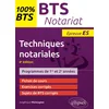 Image de Techniques notariales : BTS notariat, épreuve E5 : programmes de 1re et 2e années en occasion ou reconditionné