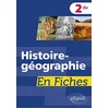 Image de Histoire géographie 2de en fiches en occasion ou reconditionné