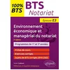 Image de Environnement économique et managérial du notariat, BTS notariat, programmes de 1re et 2e années, épreuve E3 en occasion ou reconditionné