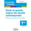 Image de Droit et grands enjeux du monde contemporain terminale : résumés de cours, exercices et contrôles corrigés en occasion ou reconditionné