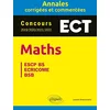 Image de Maths ECT : annales corrigées et commentées, concours 2019, 2020, 2021, 2022 : ESCP BS, Ecricome, BSB en occasion ou reconditionné