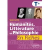 Image de Spécialité humanités, littérature et philosophie terminale en fiches en occasion ou reconditionné
