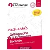 Image de Mon année d'orthographe & grammaire seconde : cours, méthode, exercices, corrigés en occasion ou reconditionné