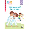 Image de Téo et Nina GS-CP Niveau 1 - Vive les sportifs Téo et Nina ! Isabelle Chavigny (Auteur), Marie-Hélène Van Tilbeurgh (Illustration)