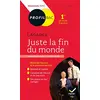 Image de Jean-Luc Lagarce, Juste la fin du monde (1990) : crise personnelle, crise familiale : 1re générale & techno, nouveau bac en occasion ou reconditionné