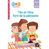 Image de Téo et Nina GS-CP Niveau 1 - Téo et Nina font de la pâtisserie Marie-Hélène Van Tilbeurgh (Auteur), Isabelle Chavigny (Auteur)
