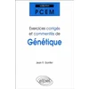 Image de Exercices corrigés et commentés de génétique : PCEM 1, pharmacie, DEUG B, classes préparatoires en occasion ou reconditionné