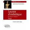 Image de Leçons d'esthétiques, Hegel : les formes artistiques en occasion ou reconditionné