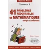 Image de 41 problèmes redoutables de mathématiques corrigés et commentés : terminale S en occasion ou reconditionné