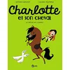 Image de Charlotte et son cheval. La saison des pommes en occasion ou reconditionné