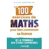 Image de Les 100 exercices de maths pour bien commencer sa licence Gilles Costantini (Auteur)