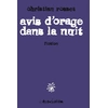 Image de avis d'orage dans la nuit