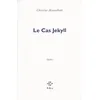 Image de Le Cas Jekyll Christine Montalbetti (Auteur)