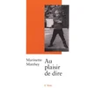 Image de Au plaisir de dire en occasion ou reconditionné