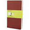 Image de Moleskine, Cahier + bloc-notes, Cahier de notes (A6, Blanc, Couverture souple)