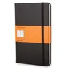 Image de Carnet classique ligné grand format Moleskine Couverture rigide Noir