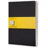 Image de Set de 3 cahiers très grand format Moleskine quadrillés Noir