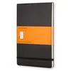 Image de Carnet Reporter classique format de poche ligné Moleskine couverture rigide Noir