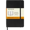 Image de Carnet classique format de poche ligné Moleskine Couverture souple Noir