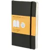 Image de Moleskine, Cahier + bloc-notes, Classique (A6, À rayures, Couverture souple)
