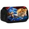 Image de Trousse à crayon Sonic The Hedgehog pour Garçon et Filles (PC5437) 20x10x7.5 cm Multicolore