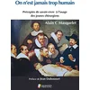 Image de On n'est jamais trop humain : préceptes de savoir-vivre à l'usage des jeunes chirurgiens en occasion ou reconditionné