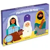 Image de Ma crèche de Noël - trois livres-santons et un décor