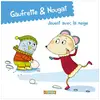 Image de Gaufrette et nougat jouent avec la neige