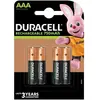 Image de Duracell Piles rechargeables AAA - lot de 4