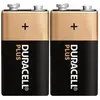 Image de Duracell Lot de 2 piles alcalines 9V - Noir