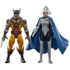 Image de Hasbro pack 2 figurines Marvel Legends Wolverine & Lilandra