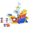 Image de Figurine Spidey And His Amazing Friends Marvel Wate Webs Bateau de pirates Bulles et toiles
