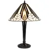 Image de Lampe table vitrail Art déco E27x2 60W Astoria Tiffany
