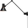 Image de Applique murale avec câble en aluminium noir 80cm Type 80 W3 - Anglepoise