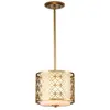 Image de Elstead Lighting Suspension Ziggy Or Laqué