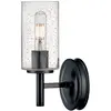 Image de Applique Contemporaine Oxyde Noir 1x E27