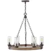 Image de Suspension Sawyer Hinkley anneau brun Ø61 IP44 6xE14