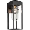 Image de Applique ext. noire industrielle verre E27 IP44 Kichler